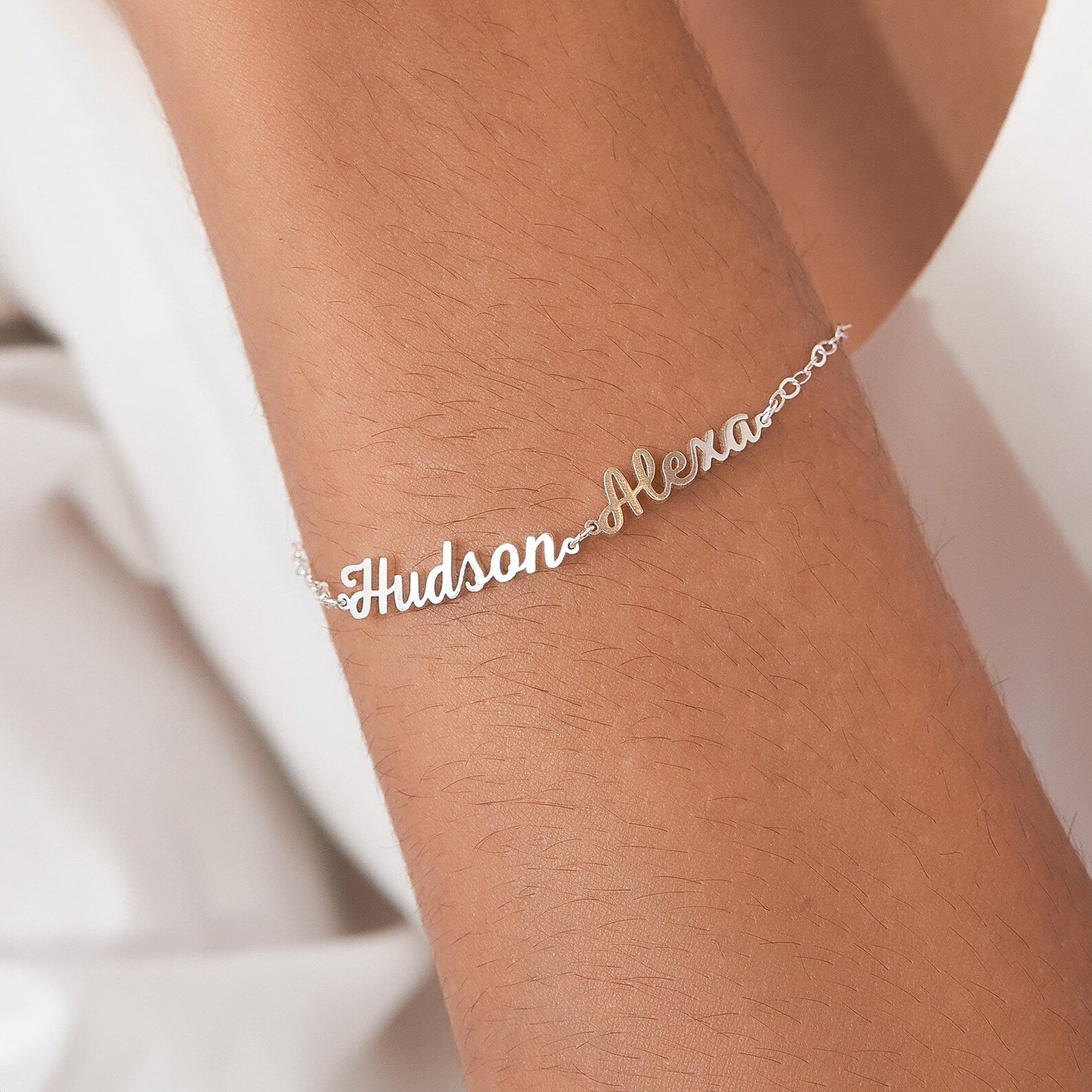 Pulsera clásica con varios nombres