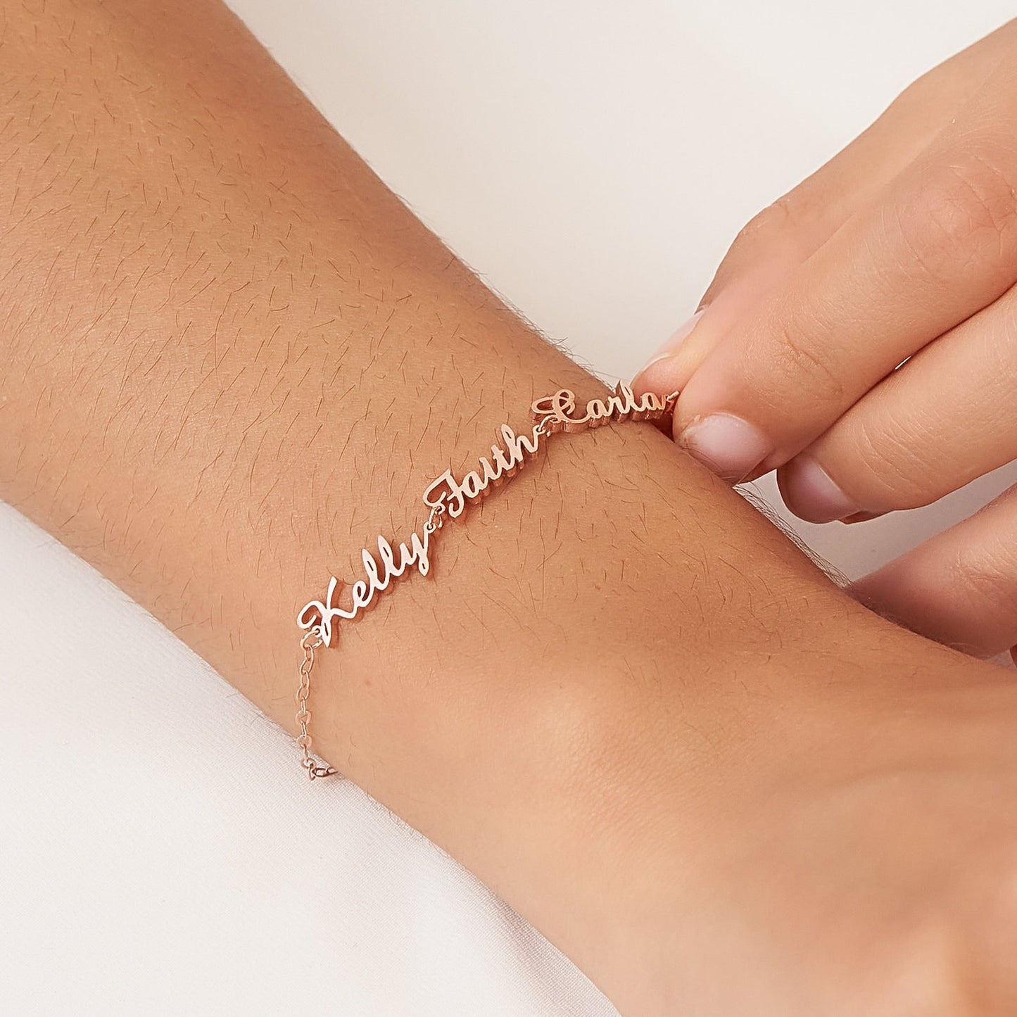 Pulsera clásica con varios nombres