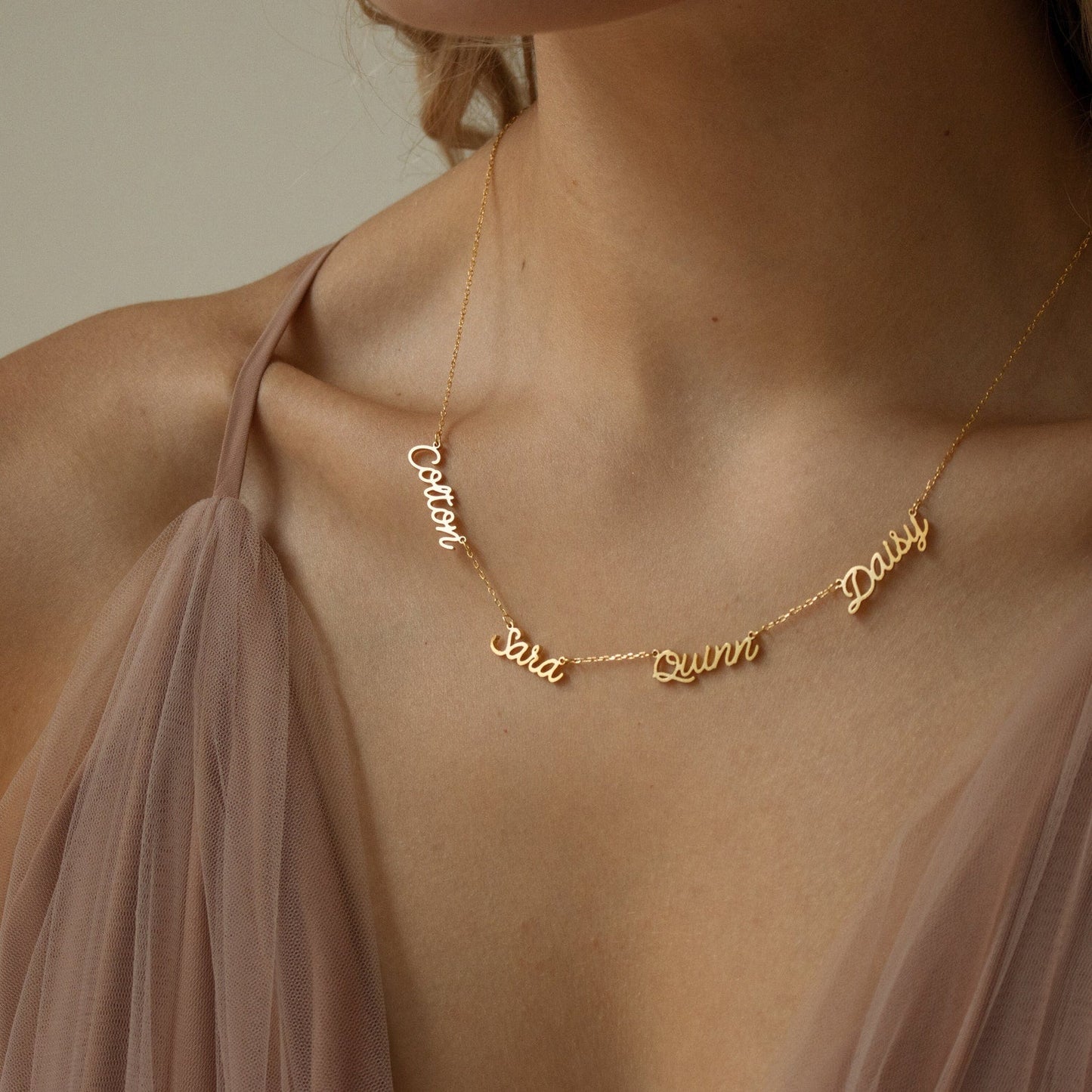 Collar con varios nombres de París