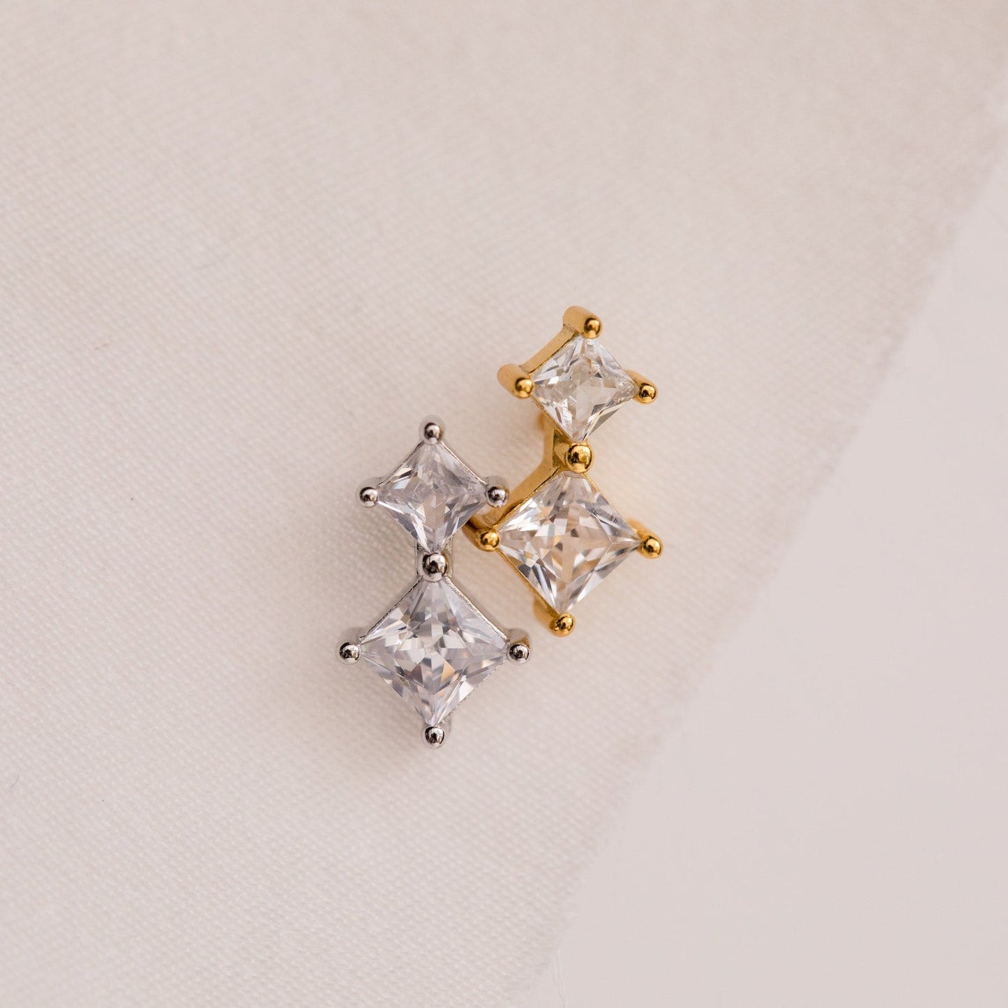 Pendientes colgantes de diamantes Aria