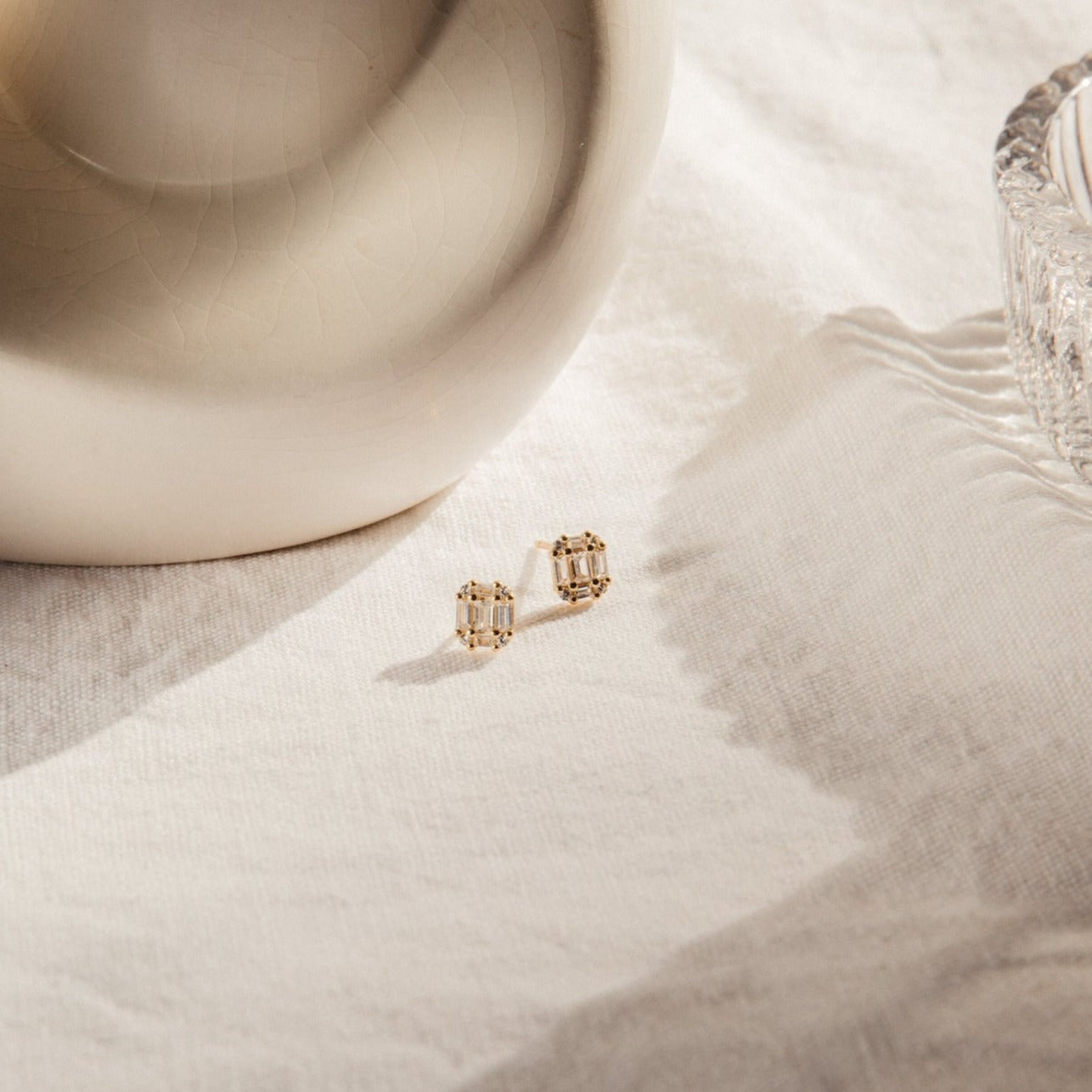 Aretes de diamantes Arabella