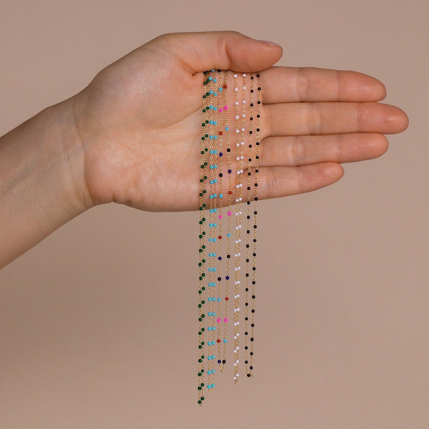Collares de cuentas de estación