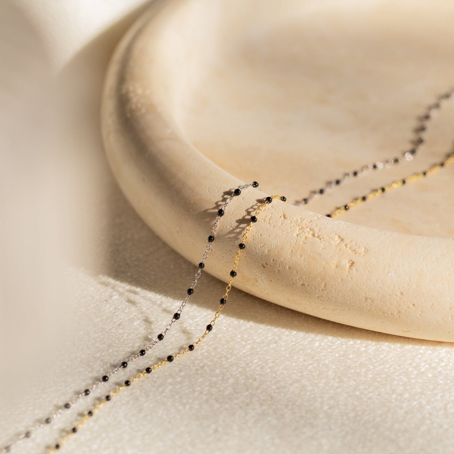 Collares de cuentas de estación