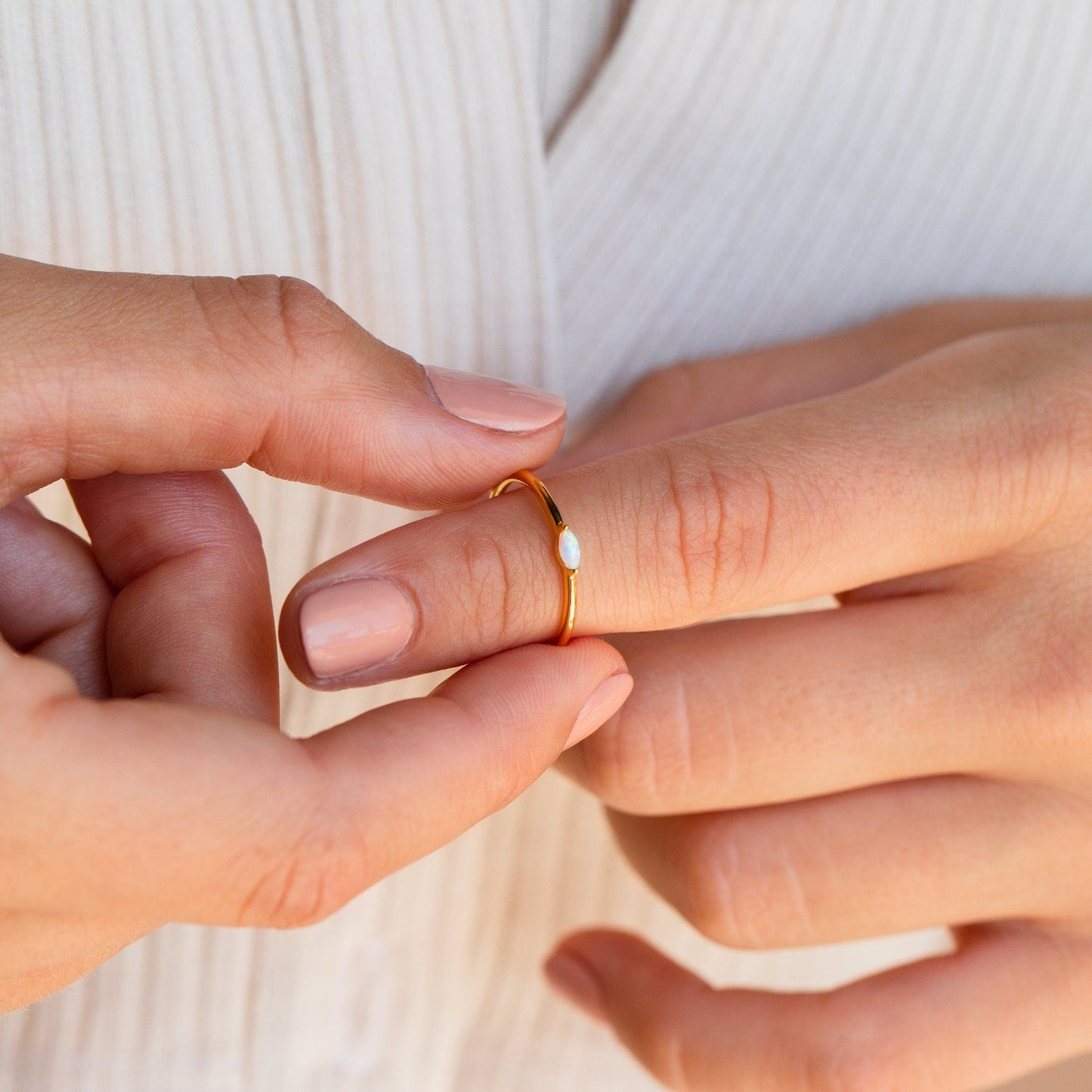 Anillo de ópalo Eloise