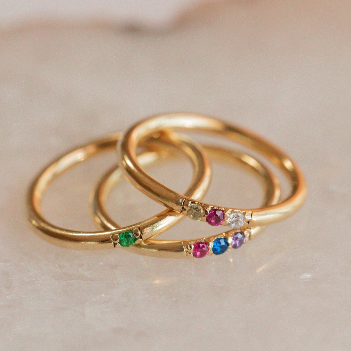 Mini Birthstone Ring