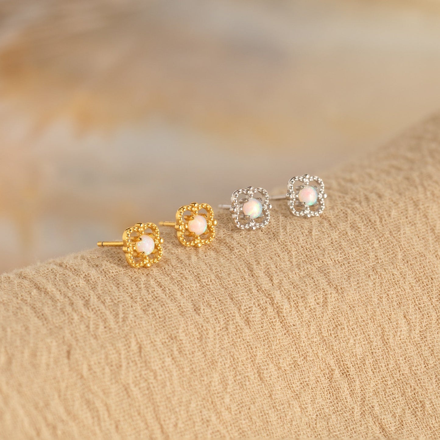 Alora Opal Studs