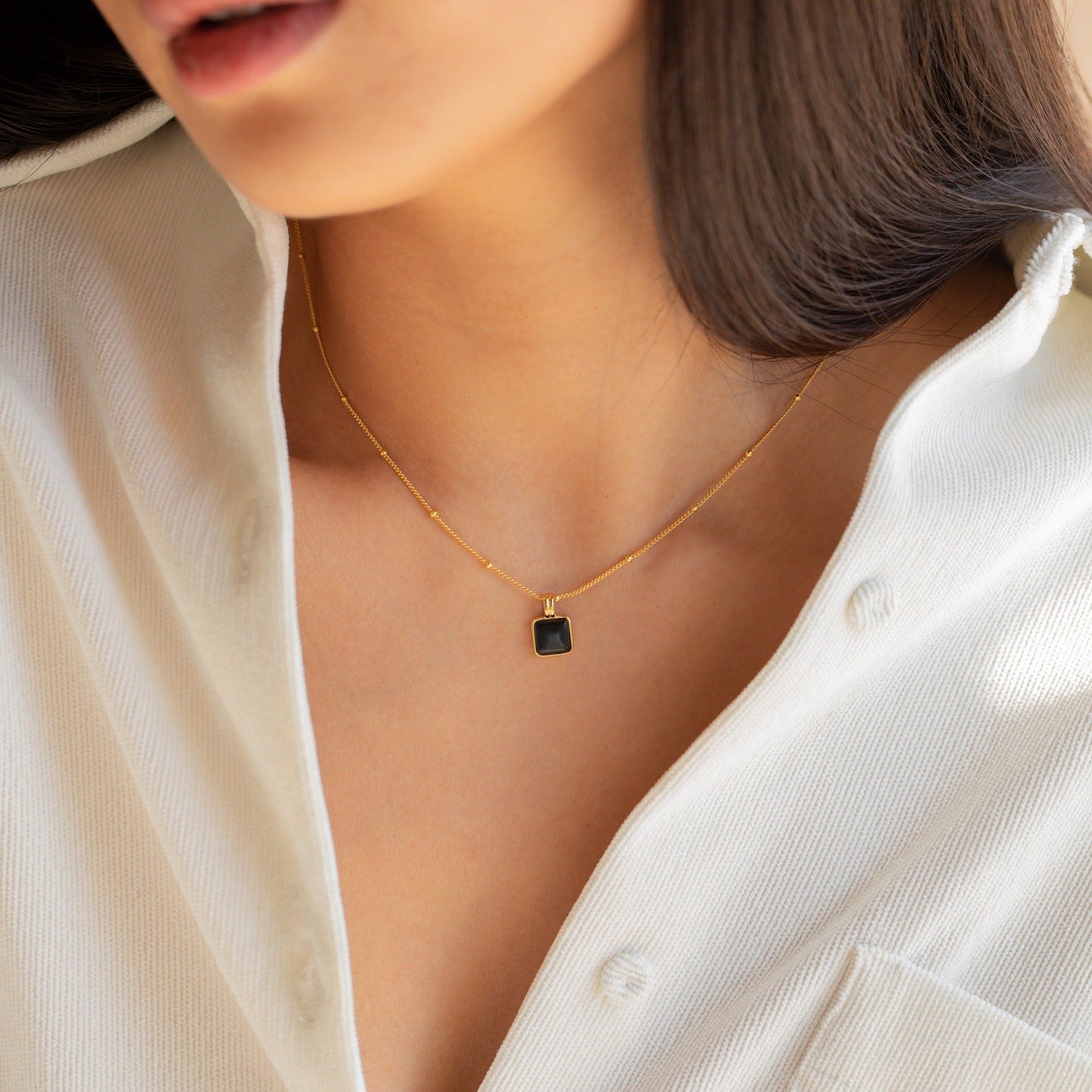 Collar negro Waverly