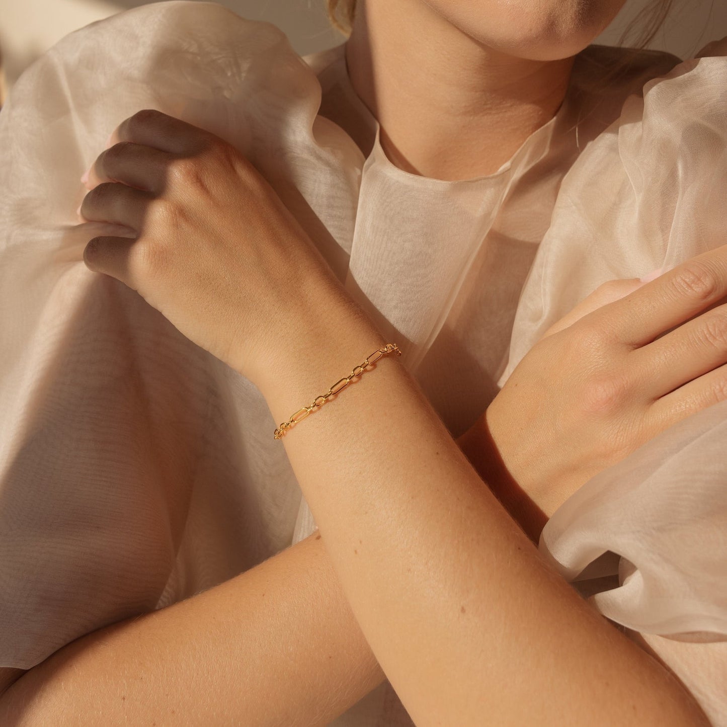 Roxy Paperclip-Kettenarmband