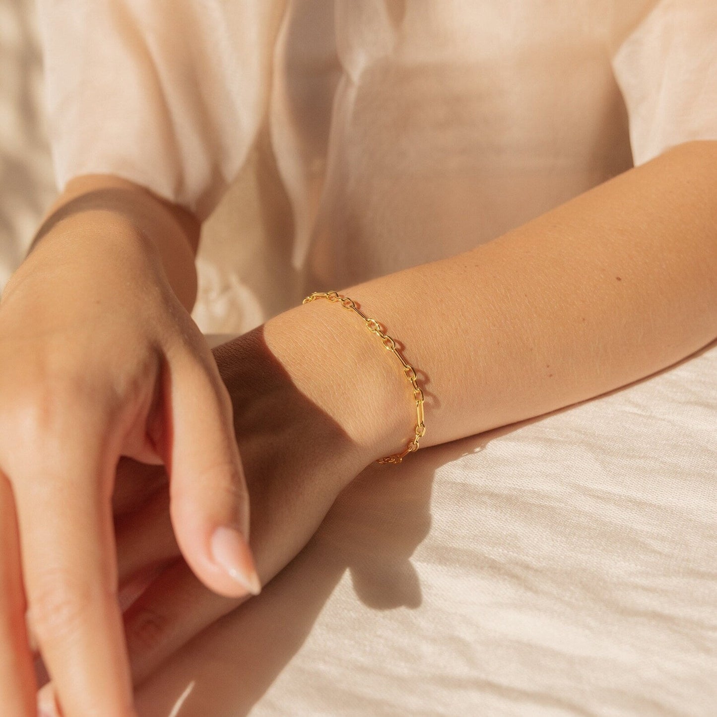 Roxy Paperclip-Kettenarmband