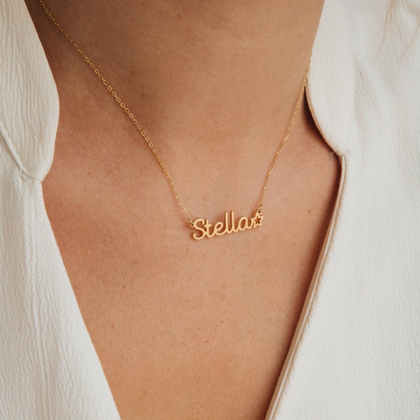 Collar con nombre para niños de Maine