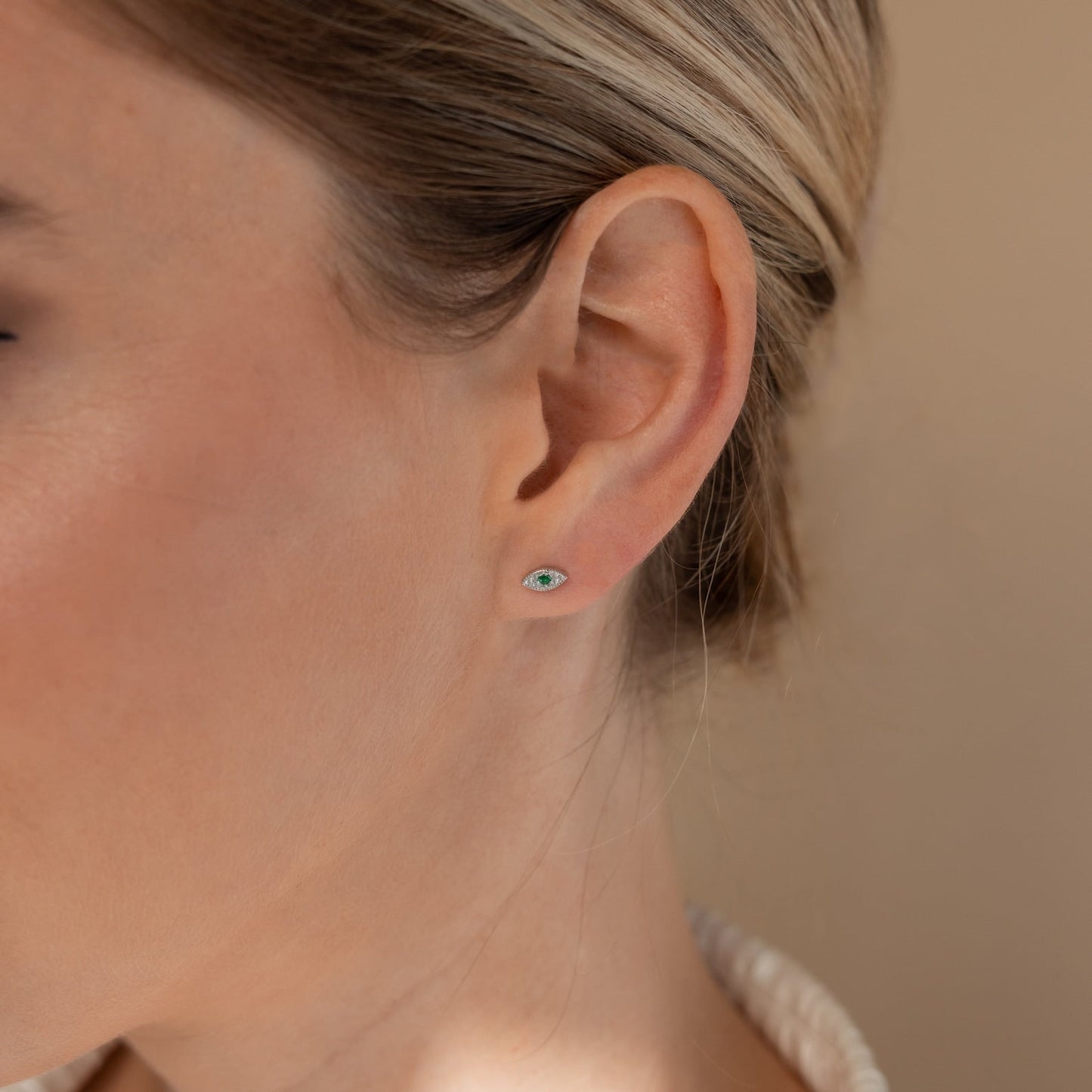 Haven Emerald Eye Studs