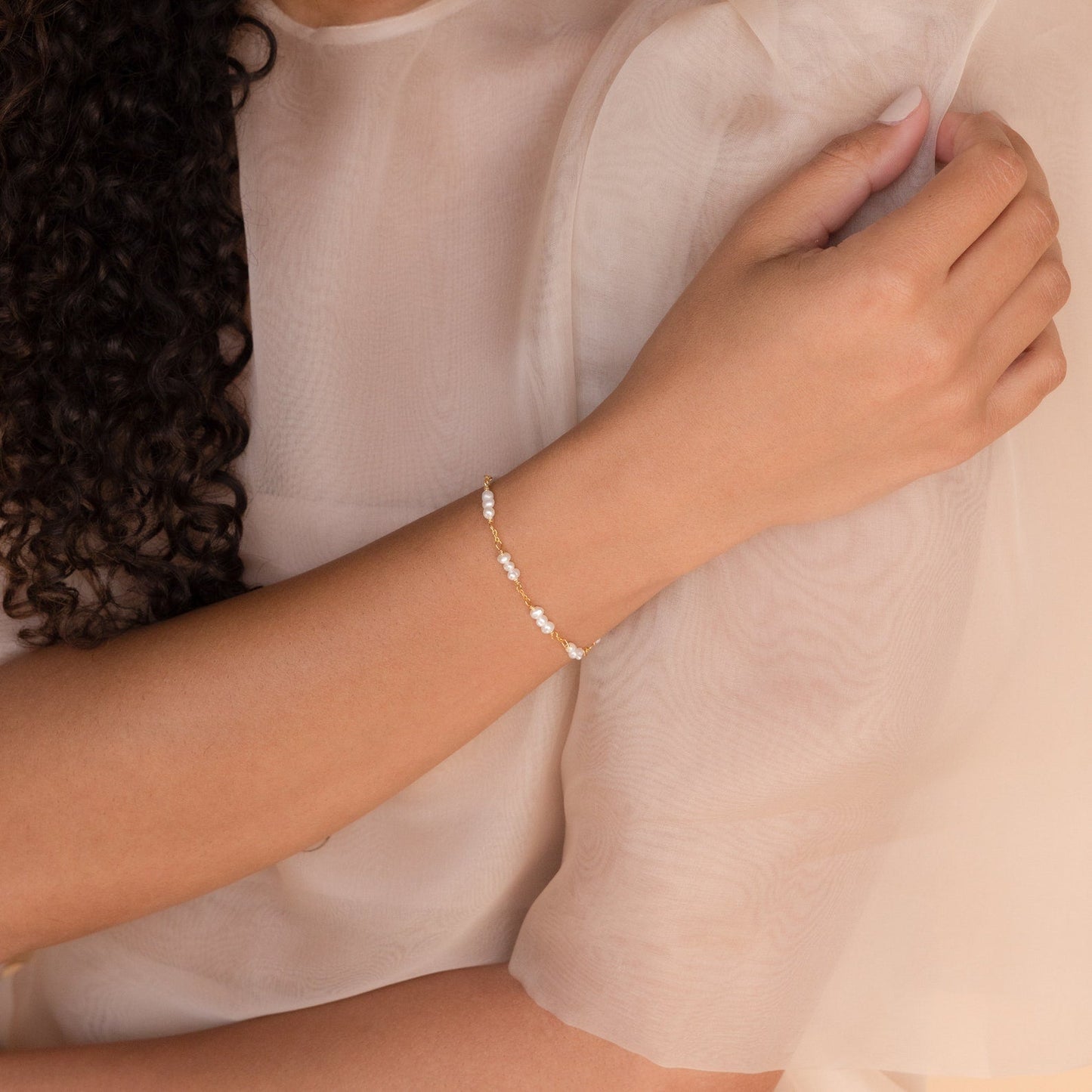 Pulsera de la estación de perlas Hali