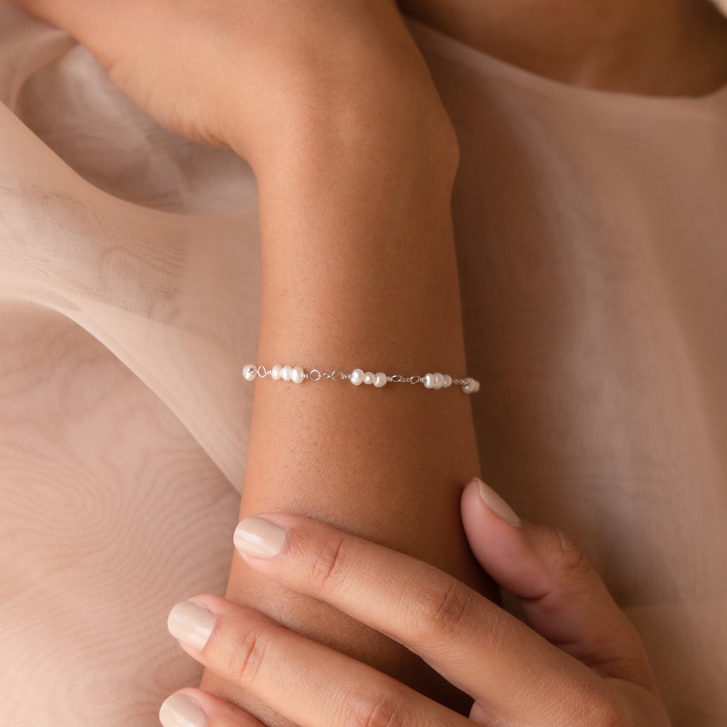 Pulsera de la estación de perlas Hali