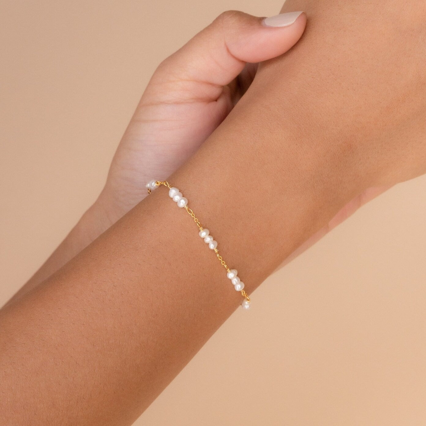 Pulsera de la estación de perlas Hali
