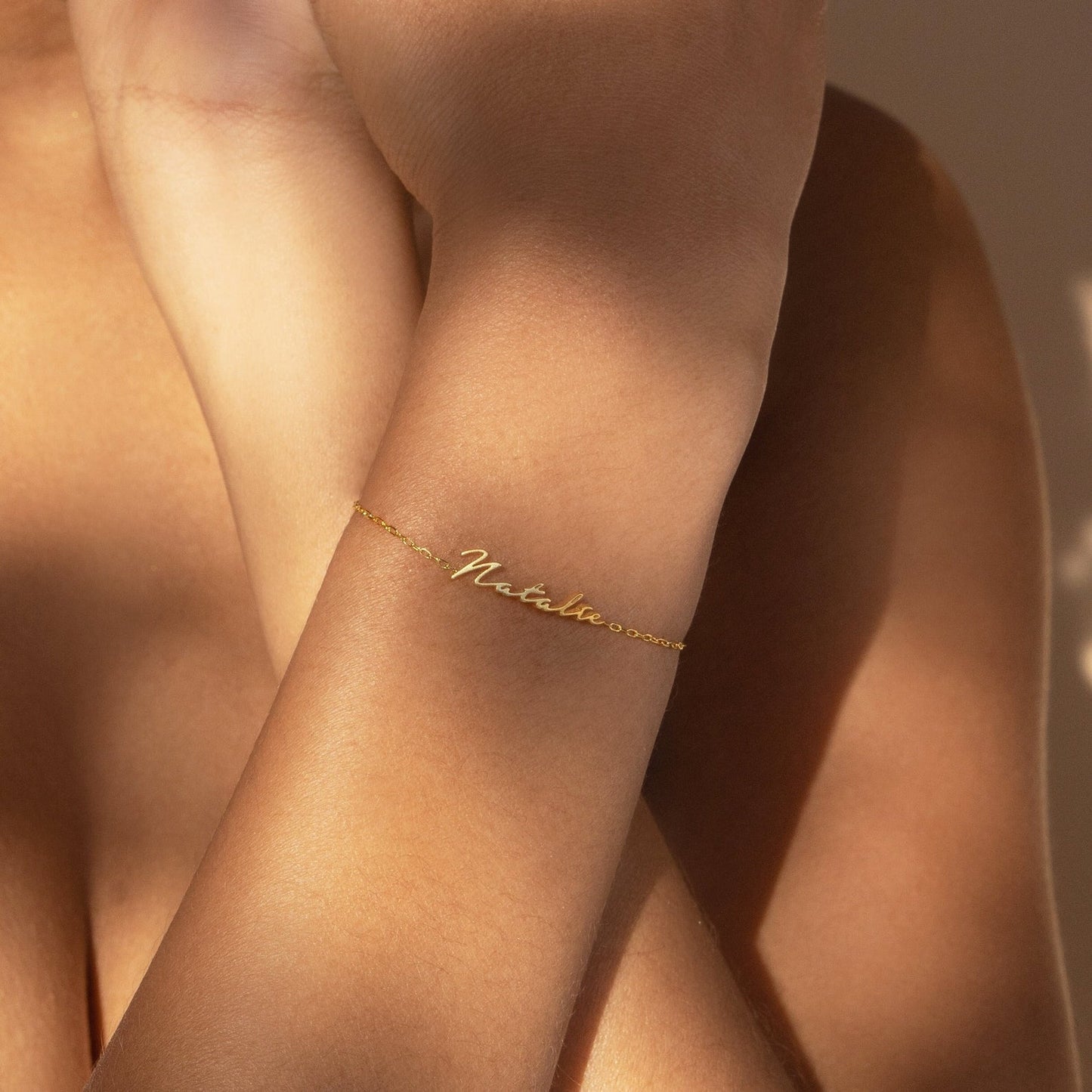 Pulsera con nombre pequeño de Venecia