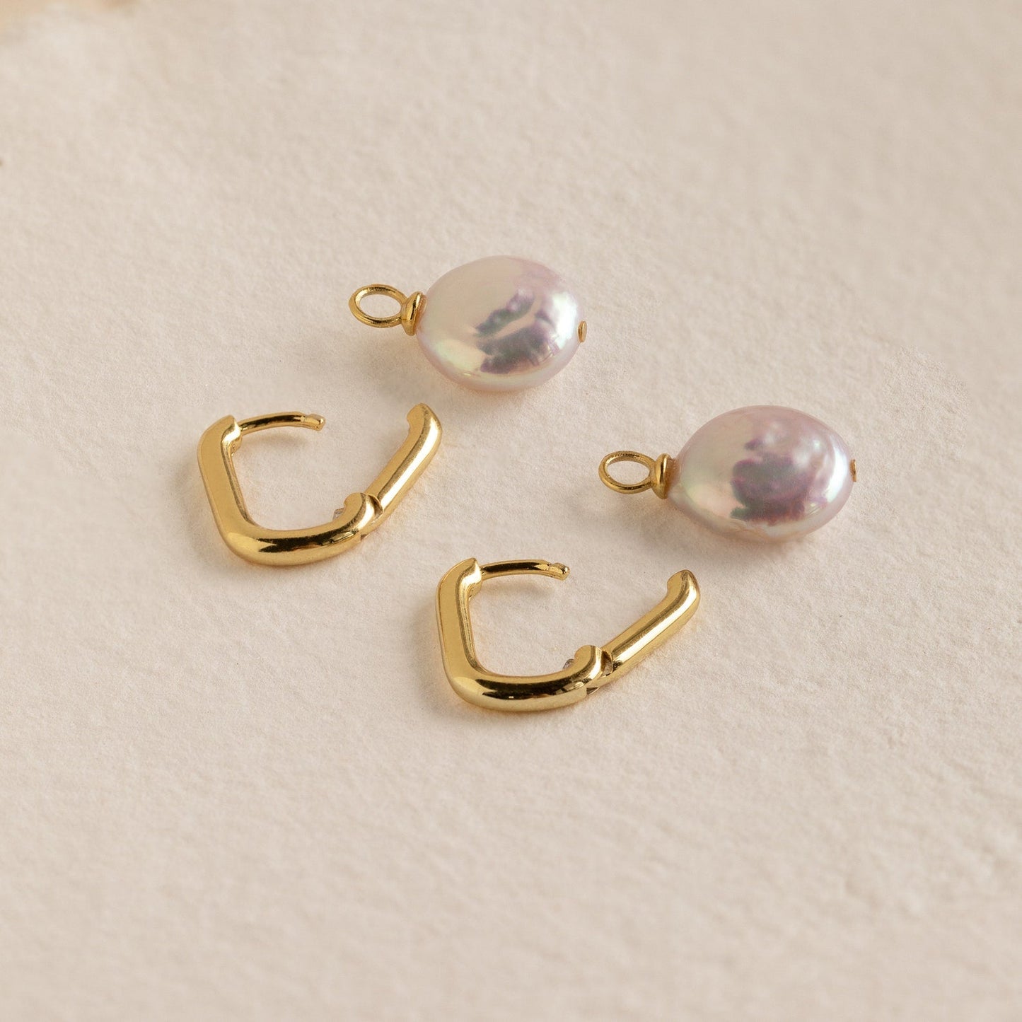 Bridget Pearl Hoops