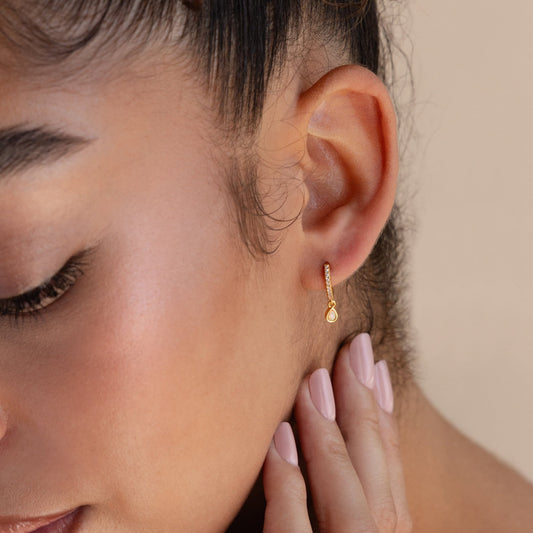 Opal Tropfen Huggies