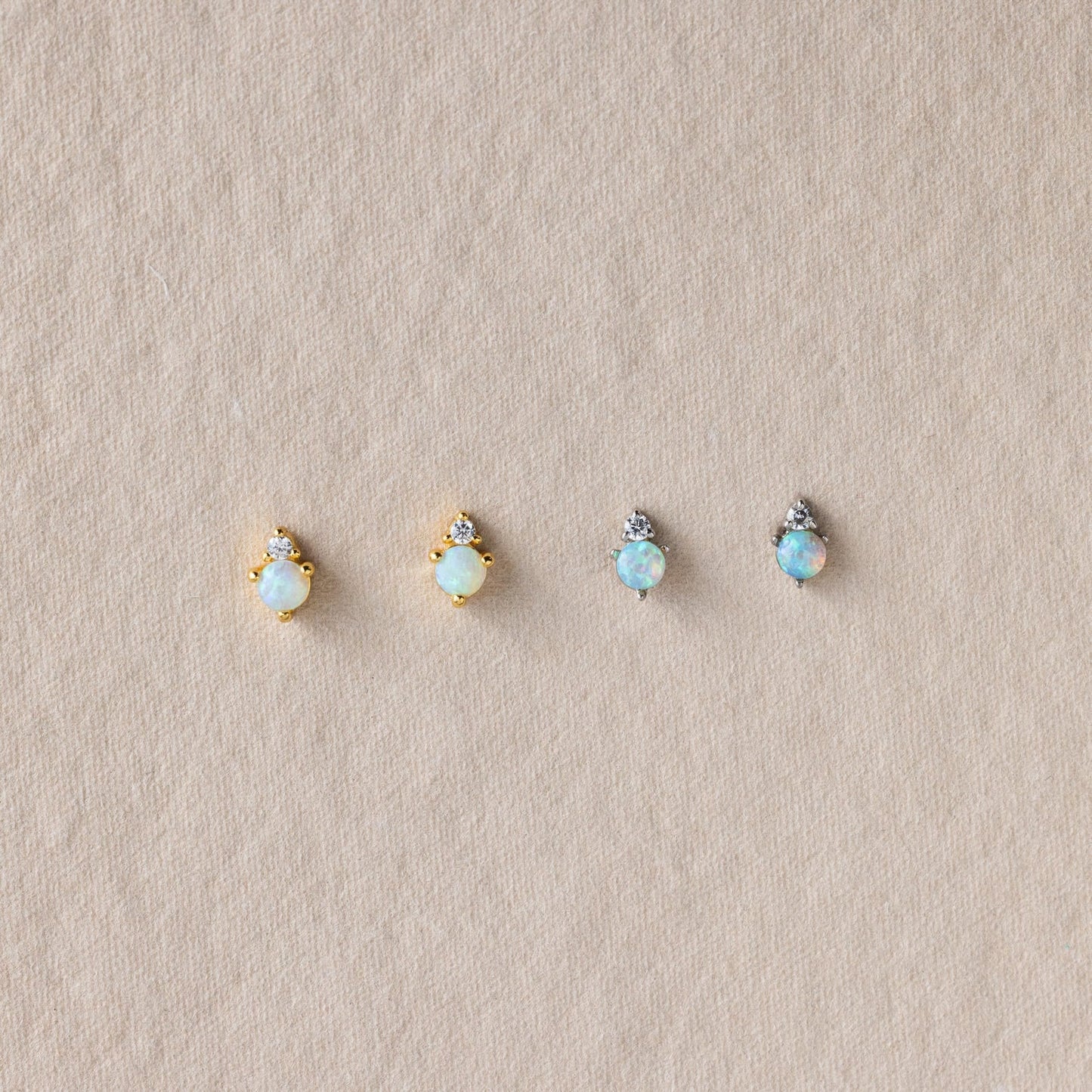 Raindrop Birthstone Studs