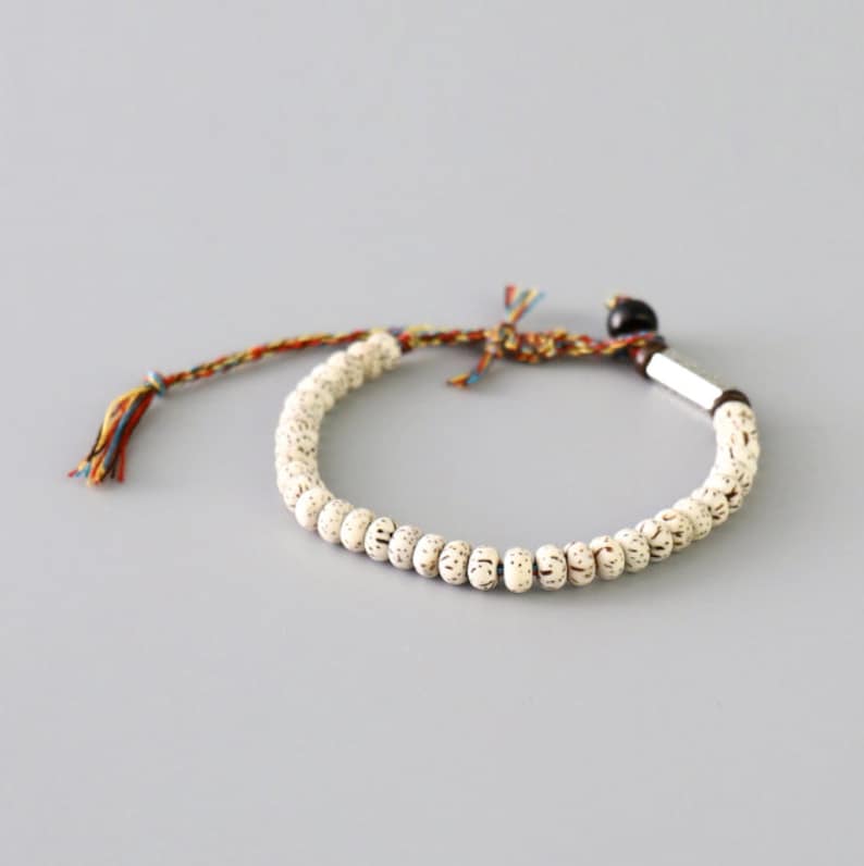 Tibetan Bodhi Seed Bracelet, Prayer Bracelet, Mantra Bracelet, Protection Bracelet, Lucky Bracelet, Meditation Bracelet