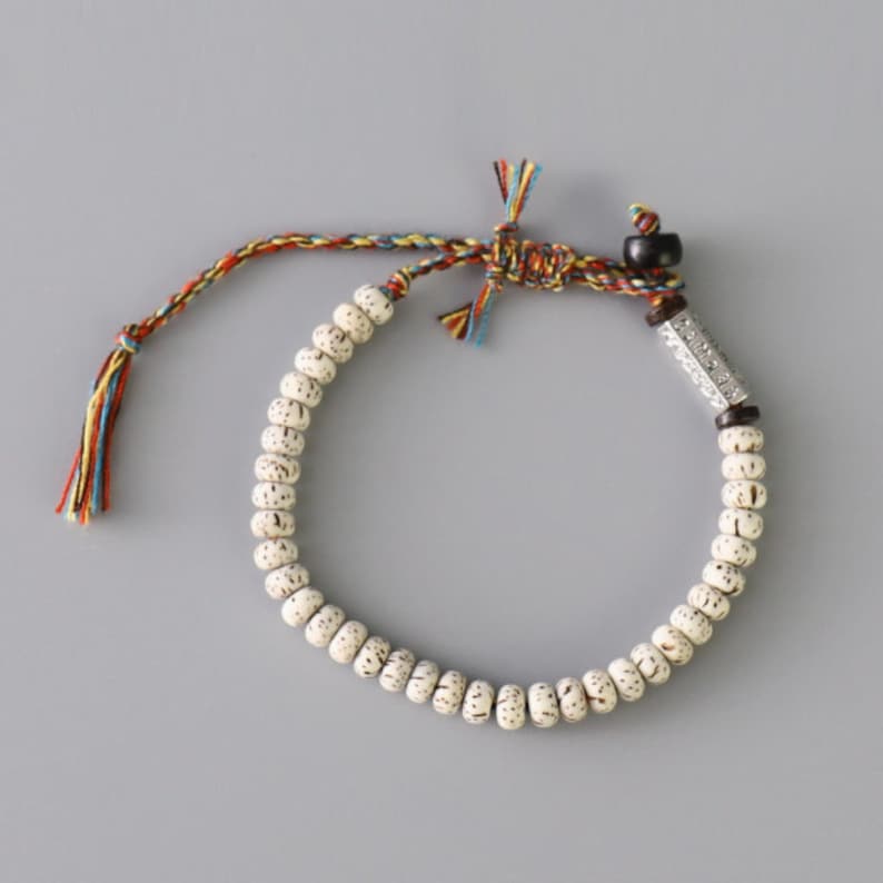 Tibetan Bodhi Seed Bracelet, Prayer Bracelet, Mantra Bracelet, Protection Bracelet, Lucky Bracelet, Meditation Bracelet