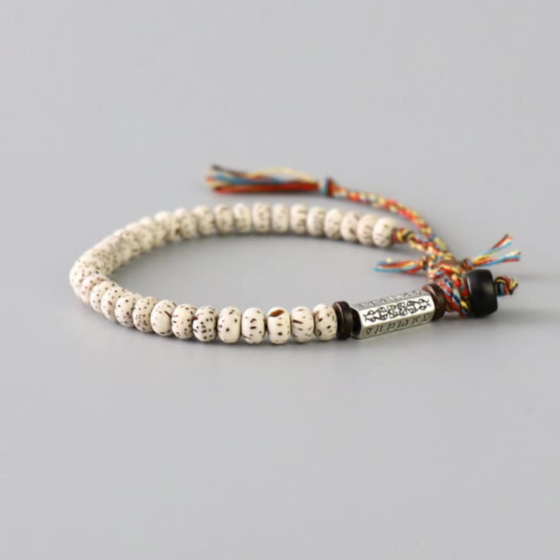 Tibetan Bodhi Seed Bracelet, Prayer Bracelet, Mantra Bracelet, Protection Bracelet, Lucky Bracelet, Meditation Bracelet