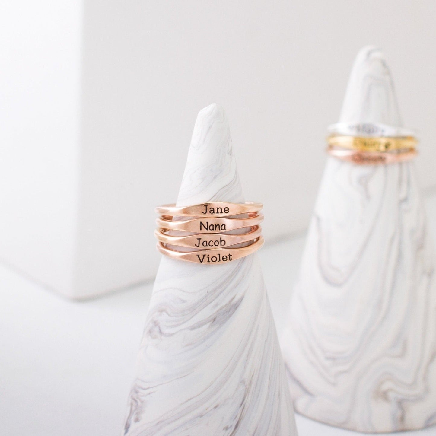 Anillo con nombre Arthur Skinny