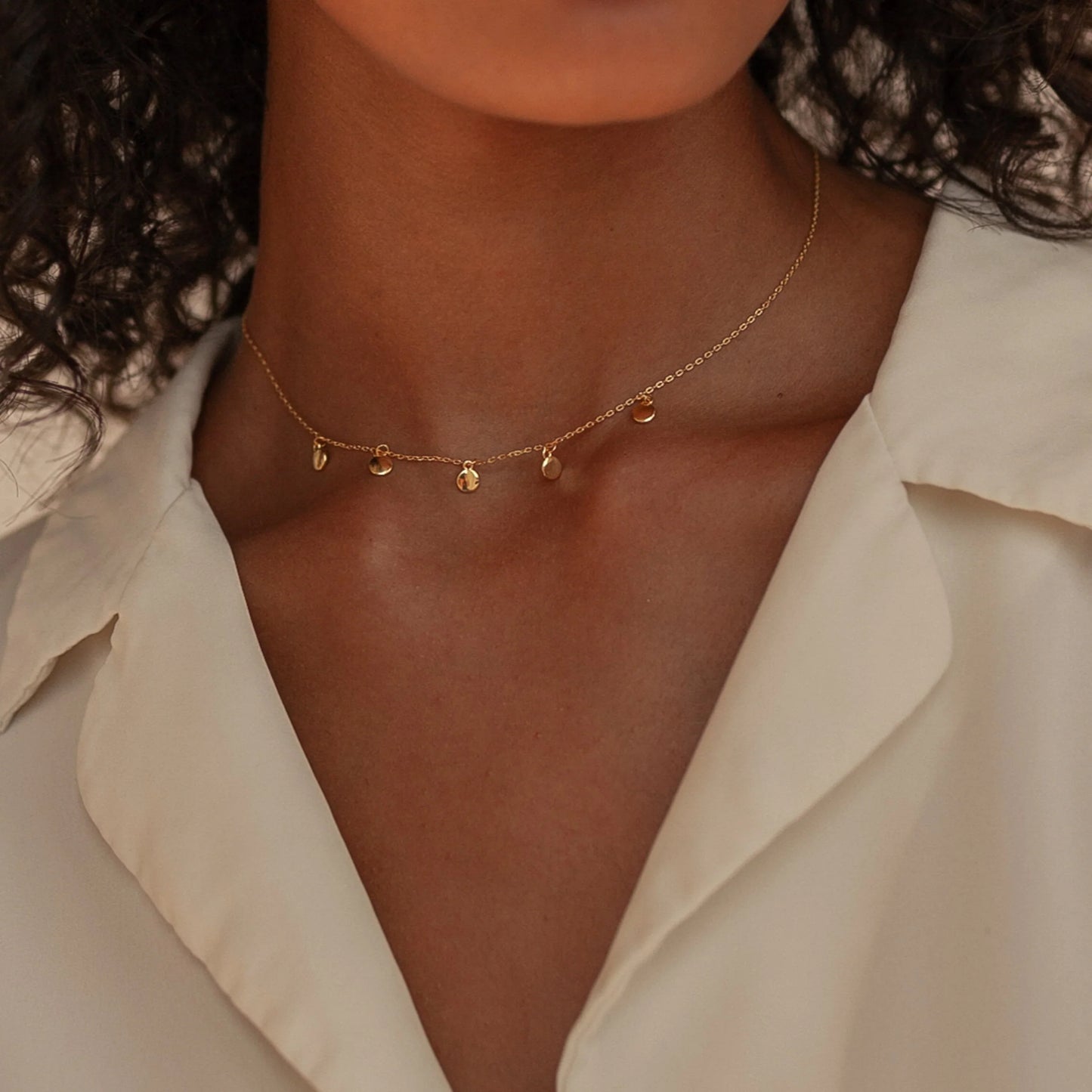 Onyx-Halsketten-Set