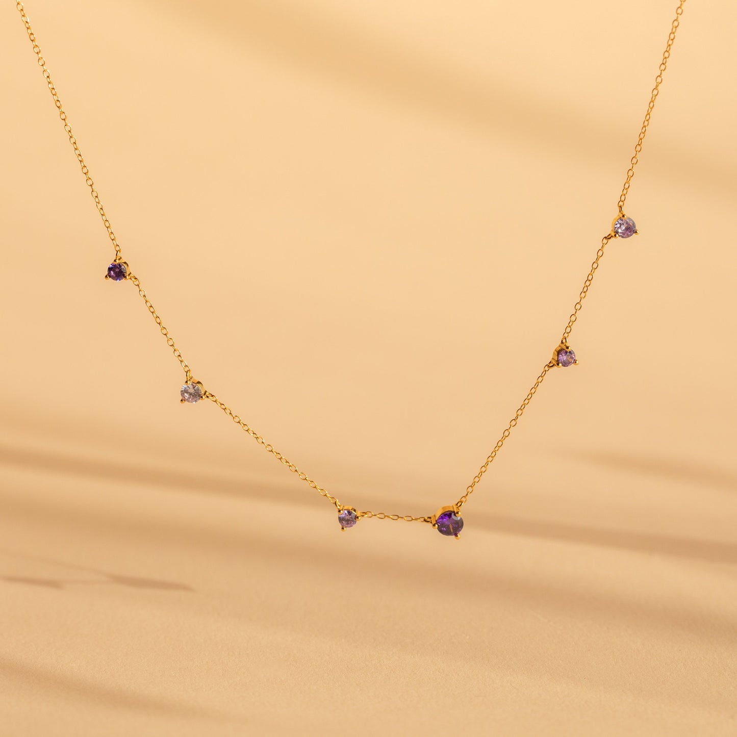 Collar de estación de amatista