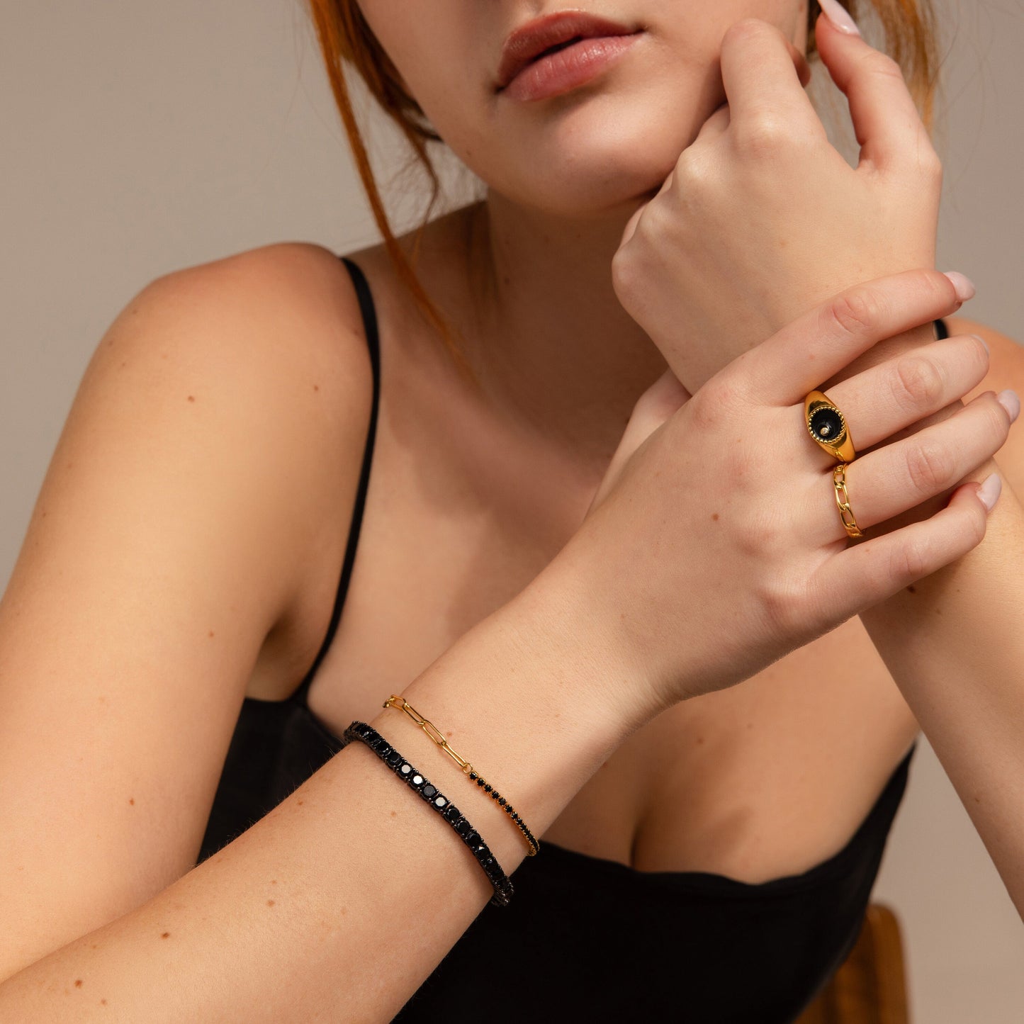 Pulsera de tenis de ónix