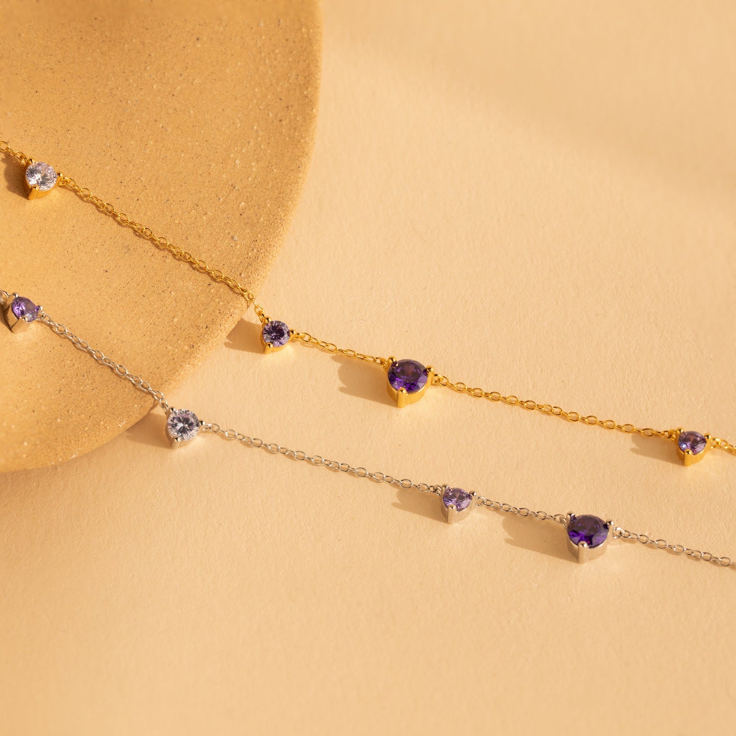 Collar de estación de amatista