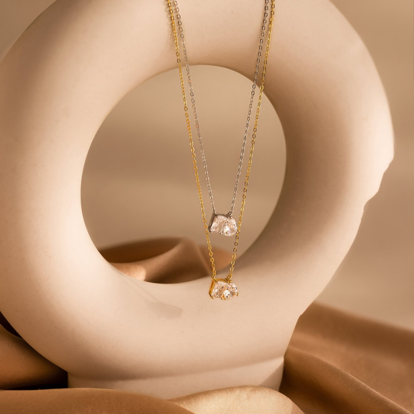 Collar de diamantes Toi et Moi