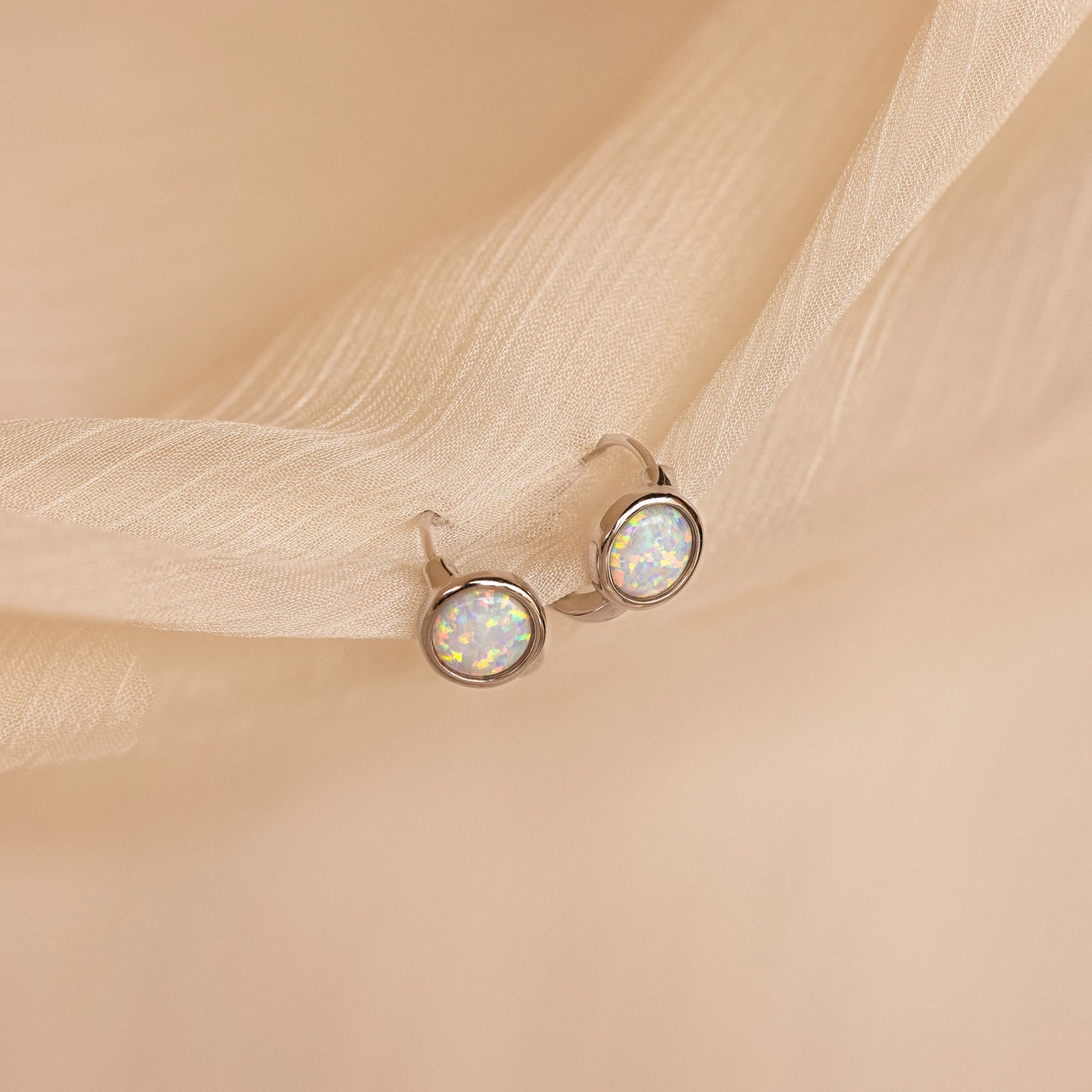 Opal Signet Huggies