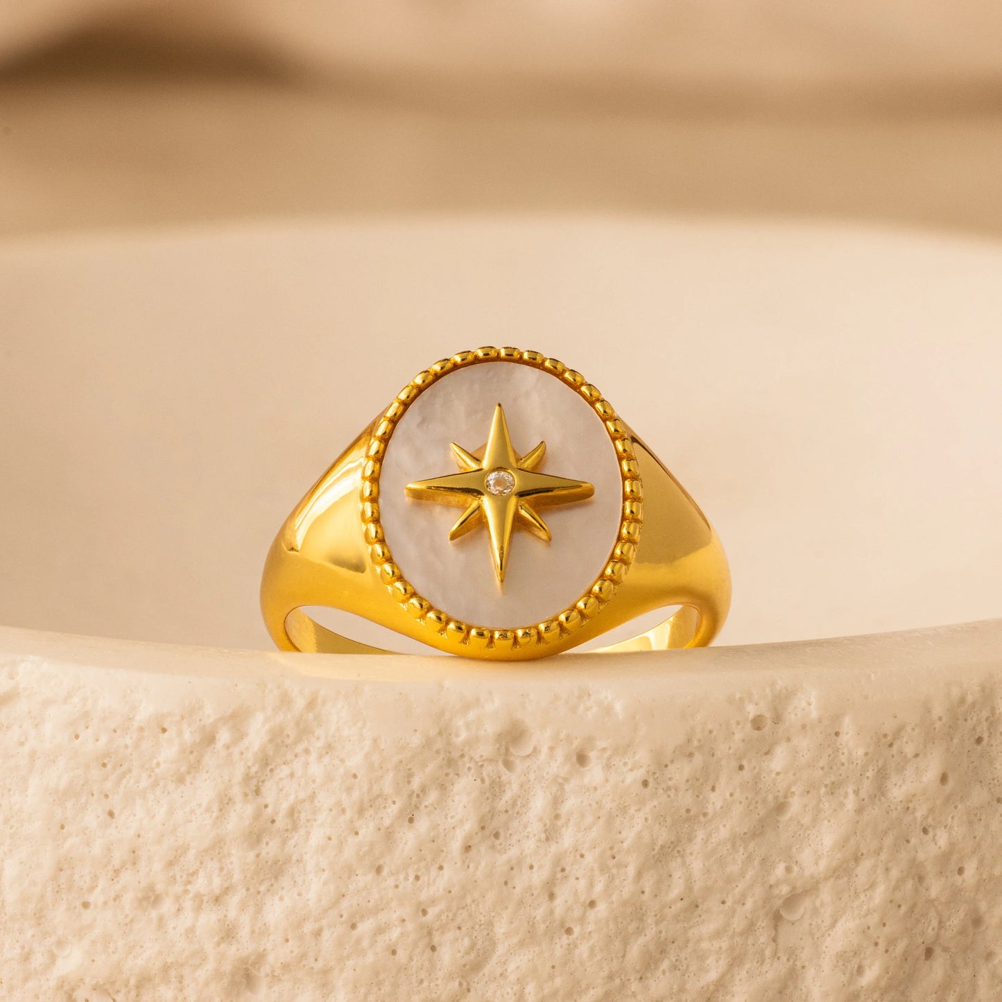 North Star Signet Ring