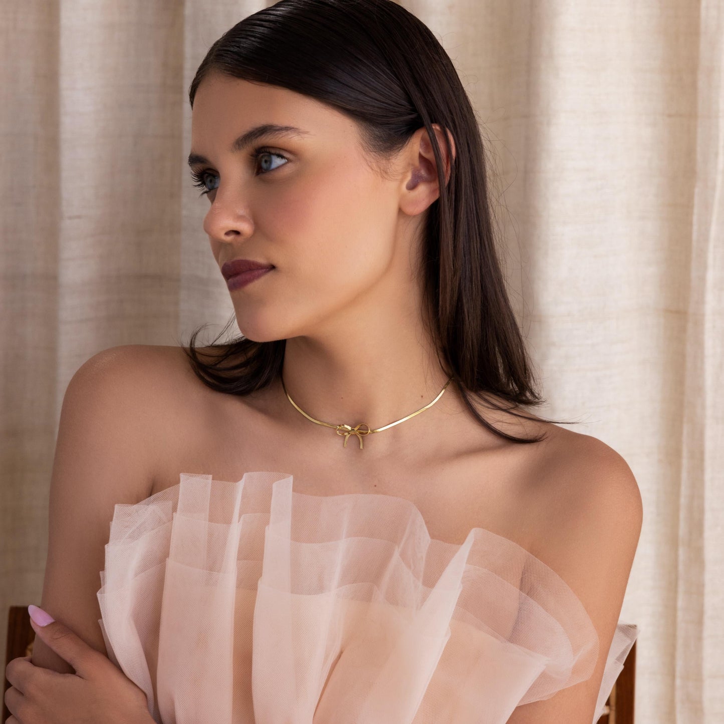 Collar de lazo de espiga