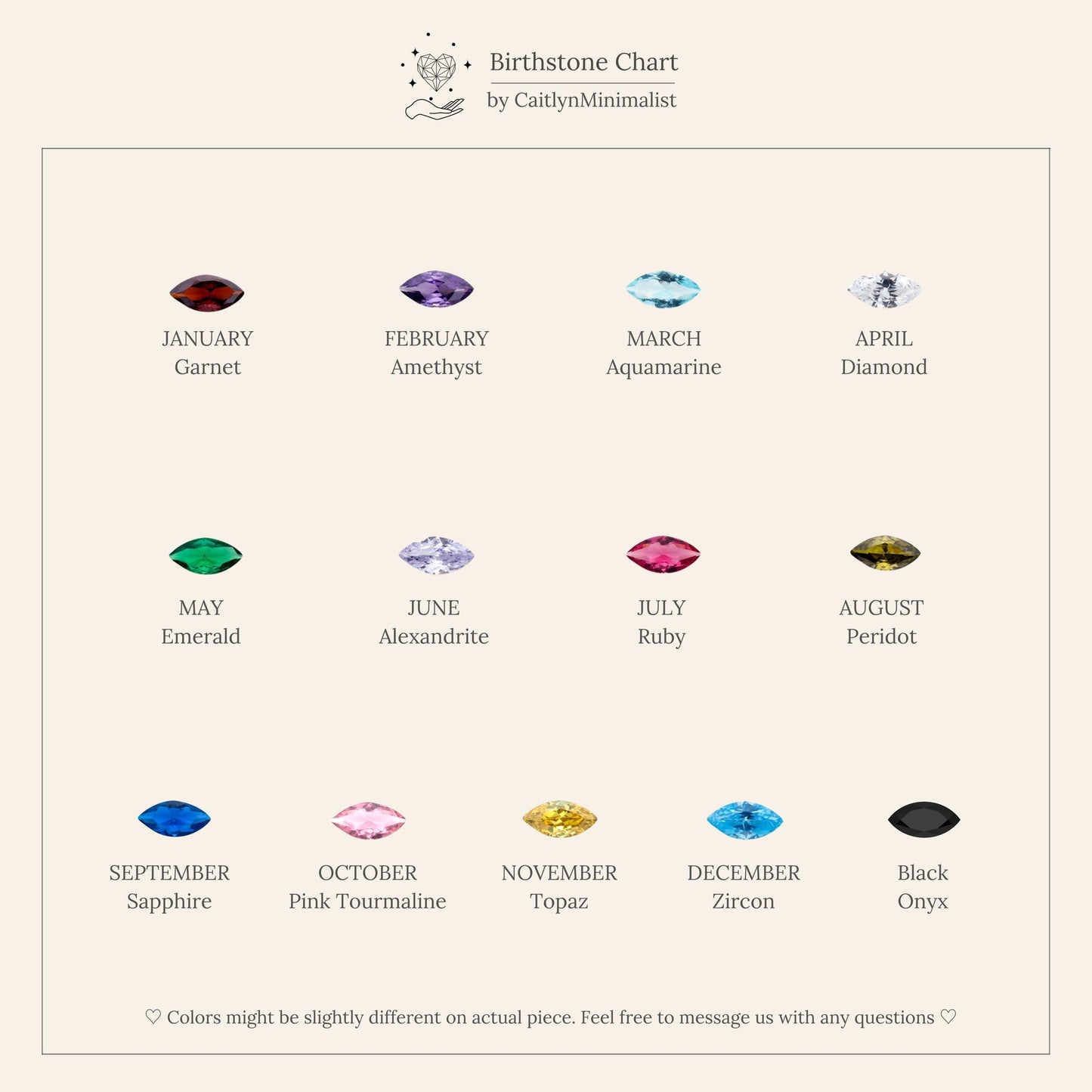 Toi et Moi Infinity Birthstone Ring