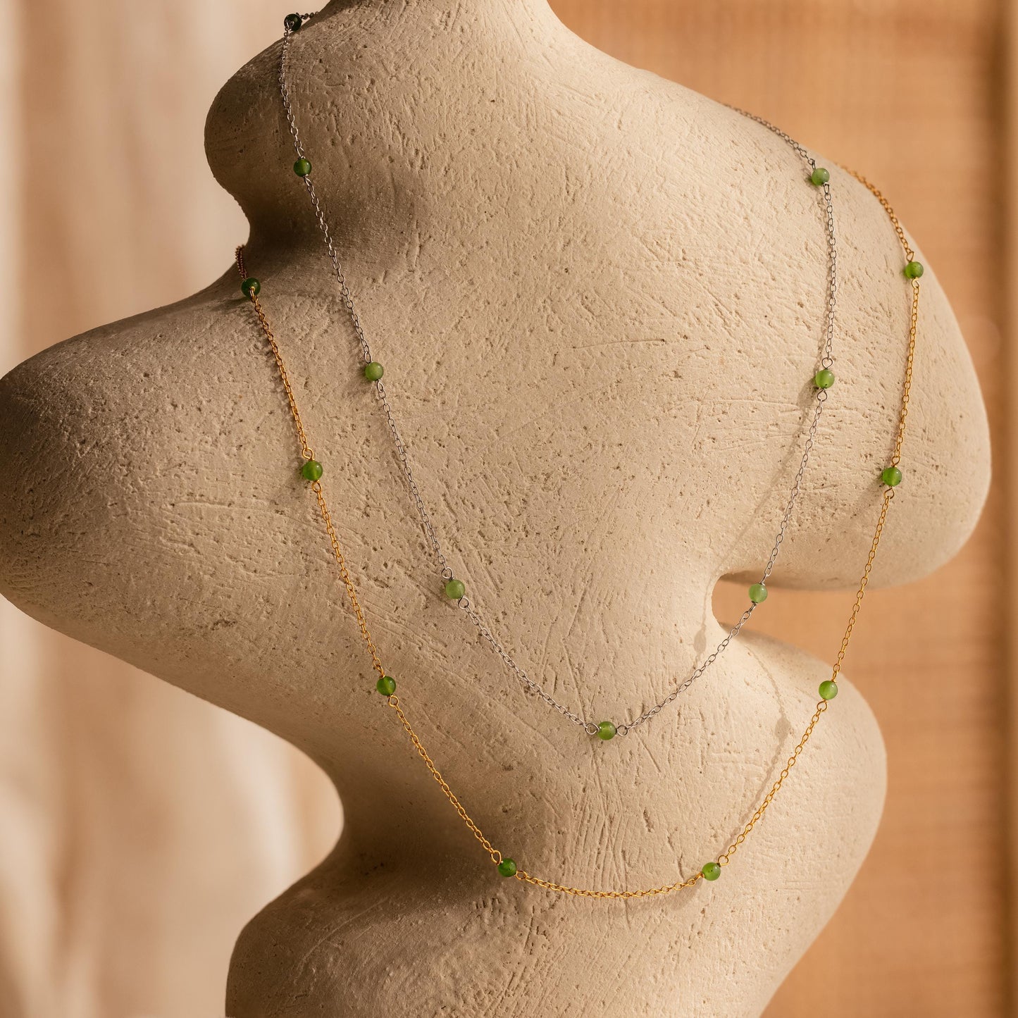 Delicado collar de jade