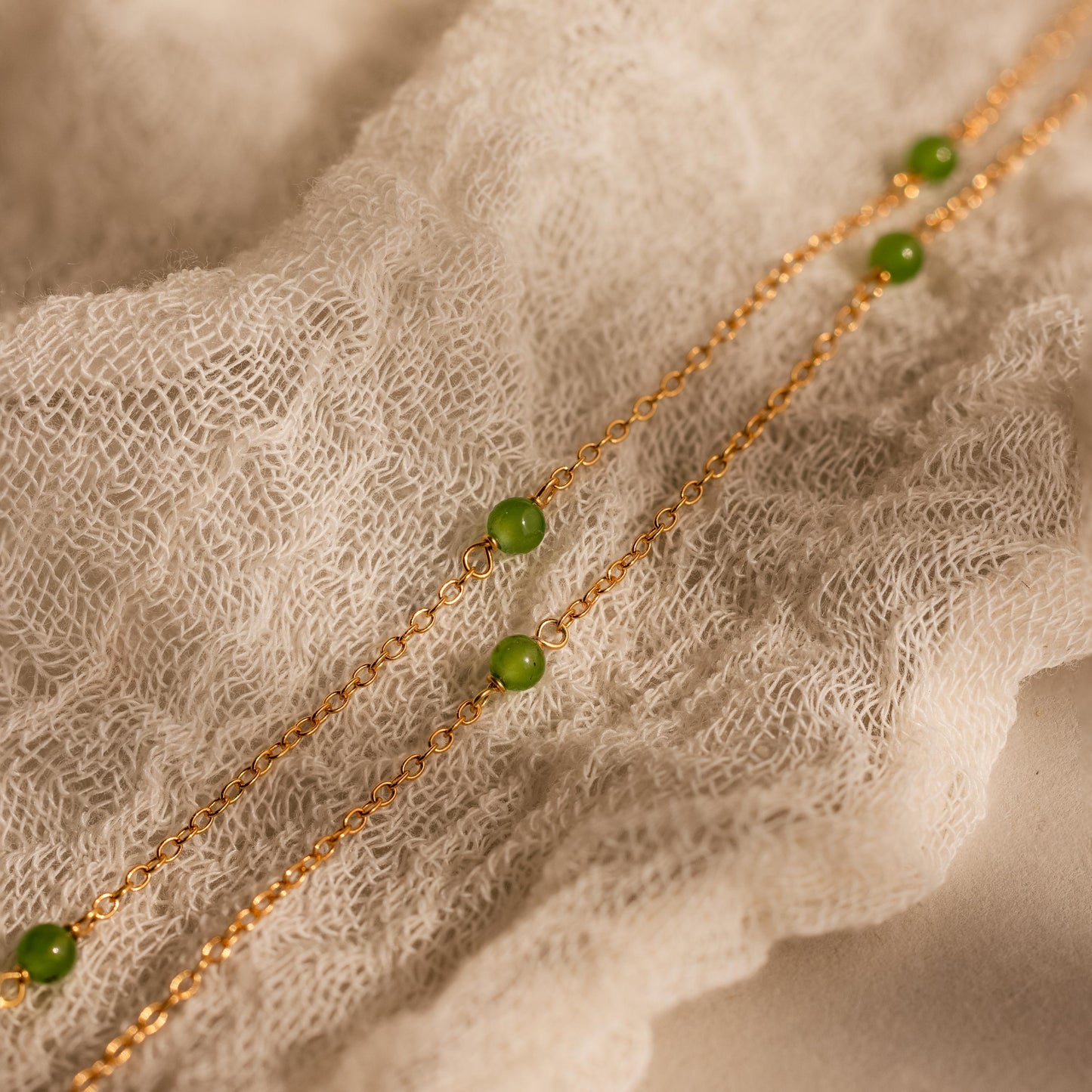 Delicado collar de jade