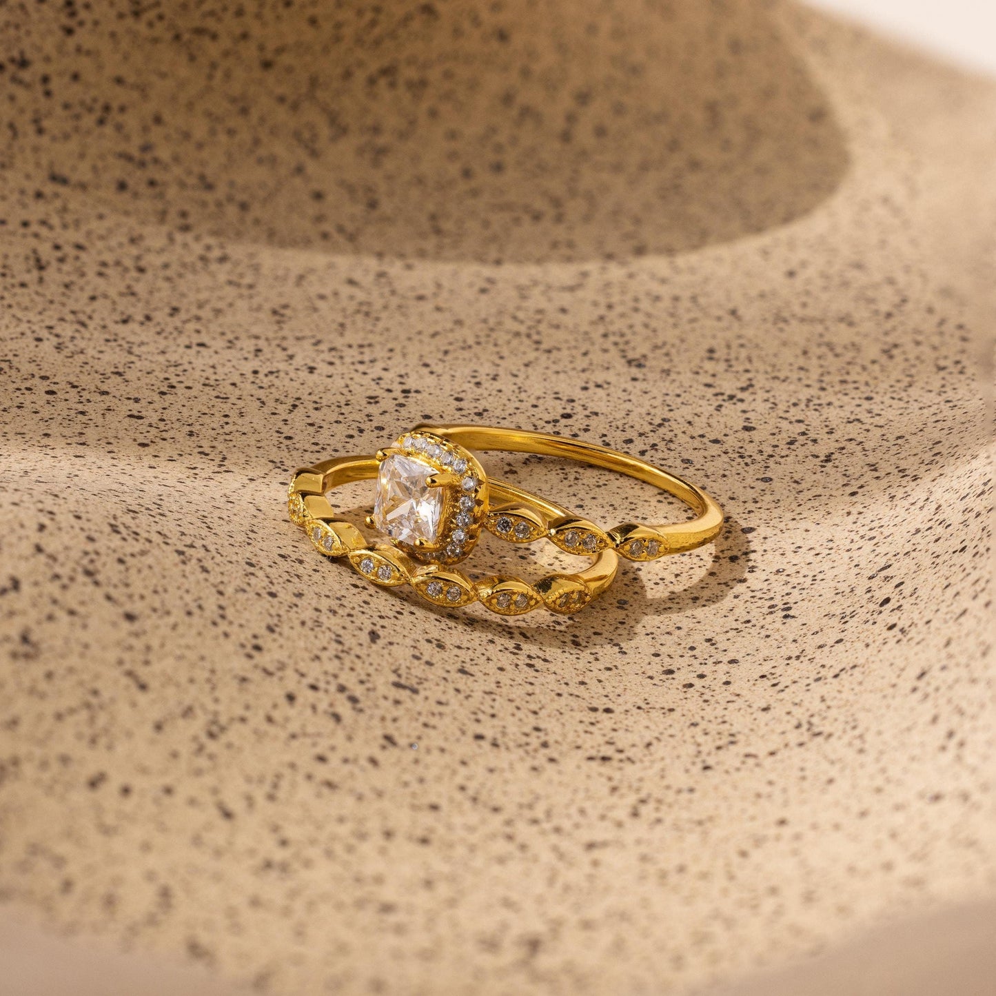 Vintage Diamond Rings Set