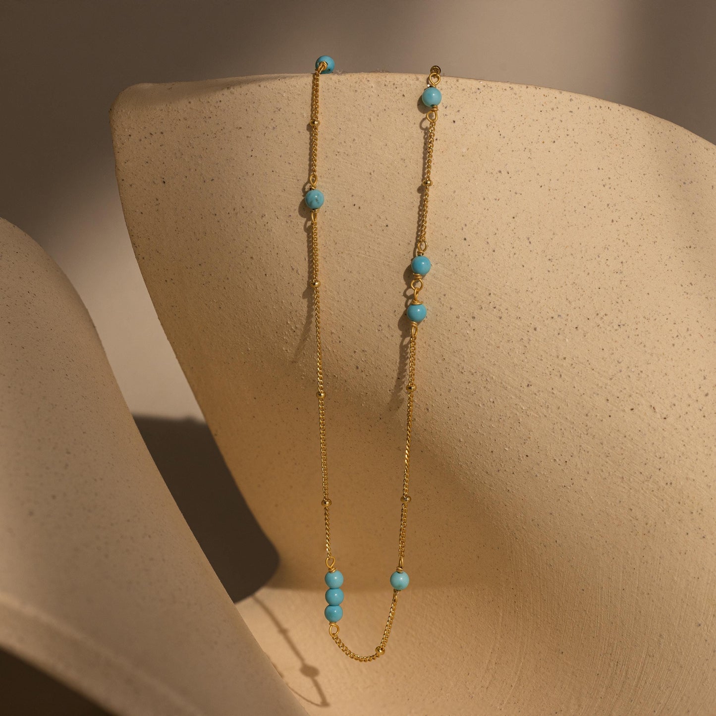 Collar Satélite Turquesa