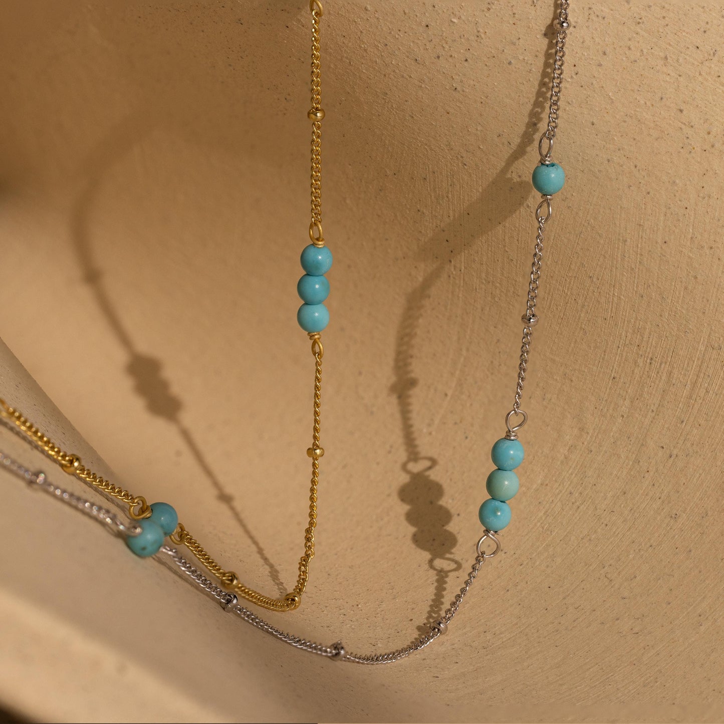 Collar Satélite Turquesa