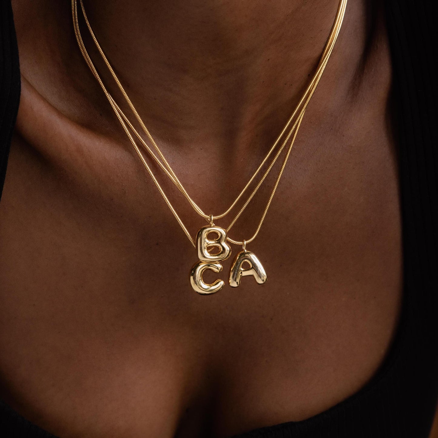 Bubble Letter Necklace