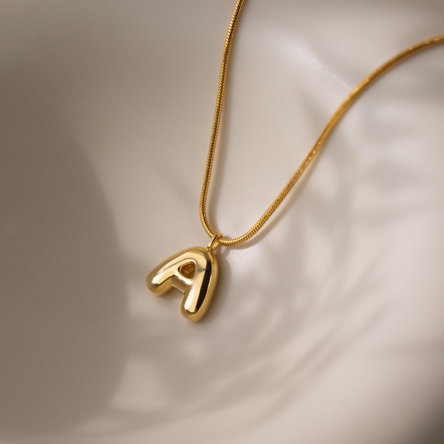 Bubble Letter Necklace