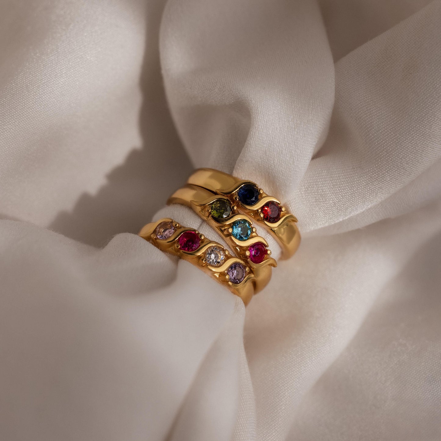 Vintage Multiple Birthstone Ring