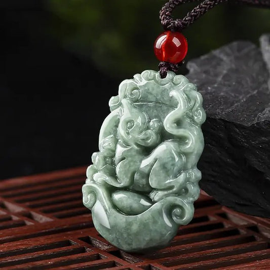 Jadeite Good Luck Necklace