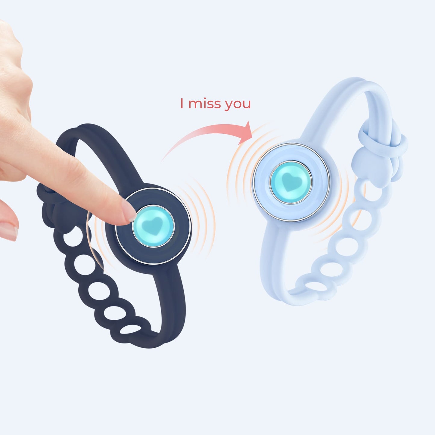 Candy Original Touch Bracelets(Deep Blue+Light Blue) - Touch Bling