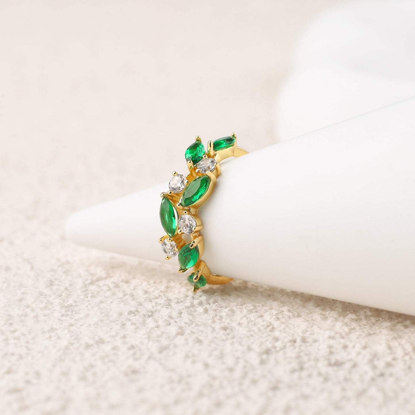 Marquis New Leaf Ring