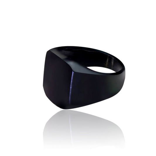 Matte Black Onyx Vikings Energy Ring
