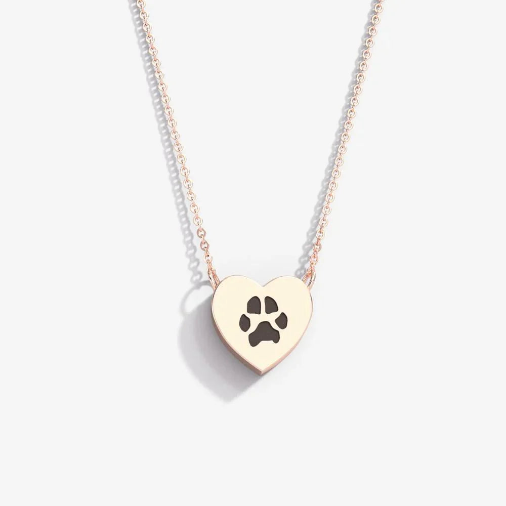 Colgante de corazón conmemorativo para cenizas