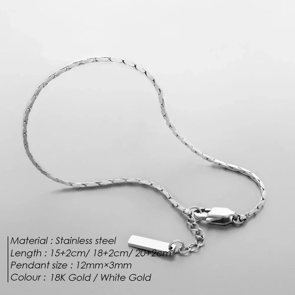 Men's Braided Wire Chain Bracelet