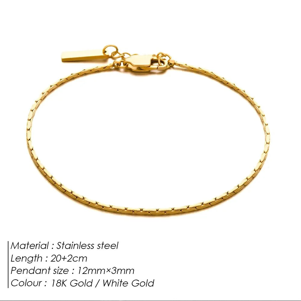 Men's Braided Wire Chain Bracelet